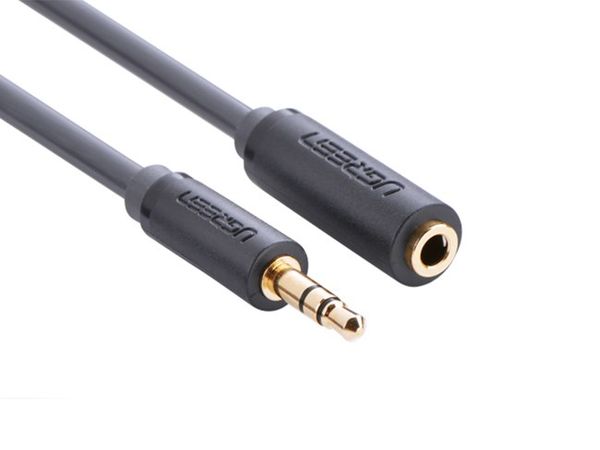 Cáp audio 3.5mm nối dài 0.5M 1M 1.5M 2M 3M 5M Ugreen (vỏ nhựa màu đen) - Phụ Kiện Điện Tử Việt Nam