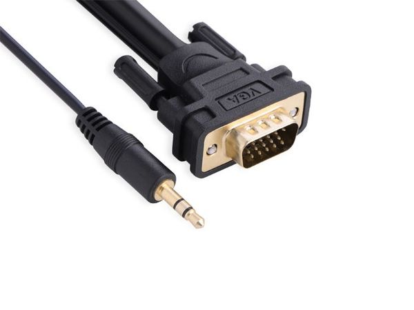 Dây cáp VGA 3+9 liền Audio 3.5mm 2M | 3M | 5M hỗ trợ âm thanh 2 kênh full HD 1080P chính hãng UGREEN - Phụ Kiện Điện Tử Việt Nam