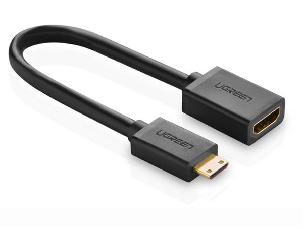 Mini HDMI to HDMI Female Ugreen 20cm 20137 hỗ trợ 4K60Hz - Phụ Kiện Điện Tử Việt Nam