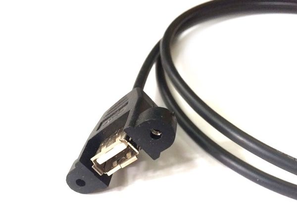 Cáp nối dài USB 2.0 nối dài 0.3M 0.5M 1M có phần đai nhựa bắt vít cố định vào Panel - Phụ Kiện Điện Tử Việt Nam