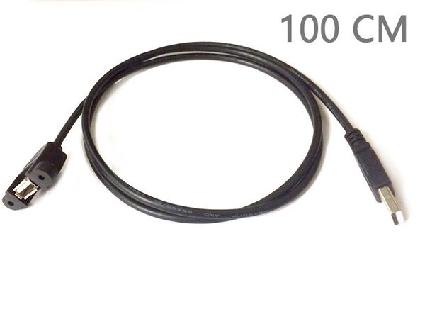 Cáp nối dài USB 2.0 nối dài 0.3M 0.5M 1M có phần đai nhựa bắt vít cố định vào Panel - Phụ Kiện Điện Tử Việt Nam
