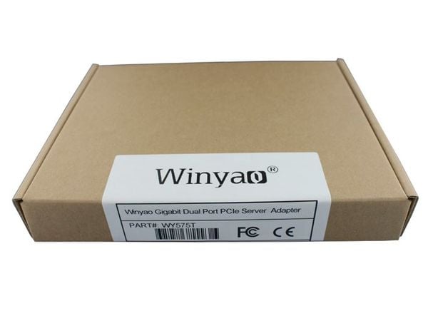 Card mạng server PCI-E 4X ra 2 Port LAN Gigabits Winyao WY575T - Phụ Kiện Điện Tử Việt Nam