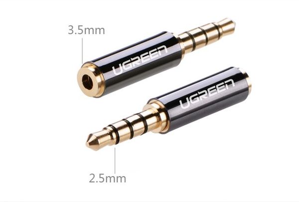 Đầu chuyển đổi 2.5mm sang 3.5mm Ugreen mạ vàng 24K 20501 - Phụ Kiện Điện Tử Việt Nam