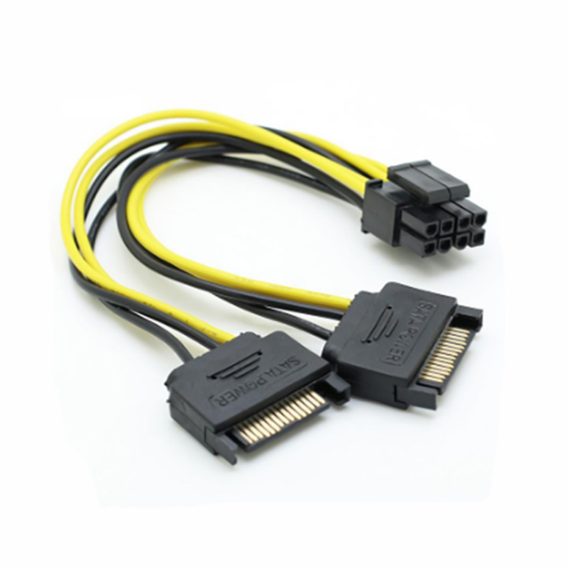 cap nguon 2 sata ra 8 pin