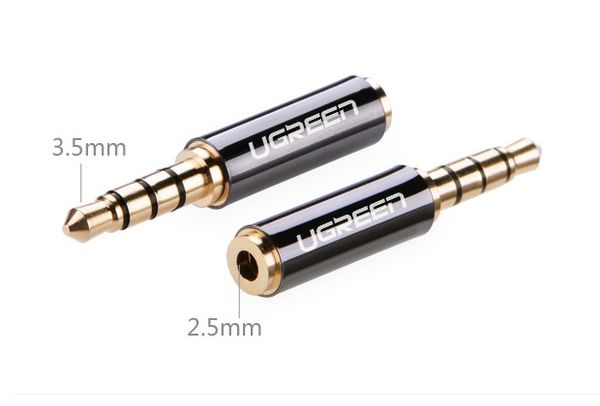 Đầu chuyển đổi 3.5mm sang 2.5mm Ugreen mạ vàng 24K 20502 - Phụ Kiện Điện Tử Việt Nam