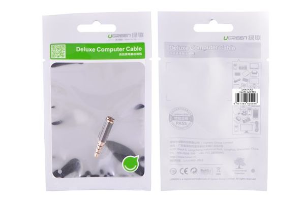 Đầu chuyển đổi 2.5mm sang 3.5mm Ugreen mạ vàng 24K 20501 - Phụ Kiện Điện Tử Việt Nam