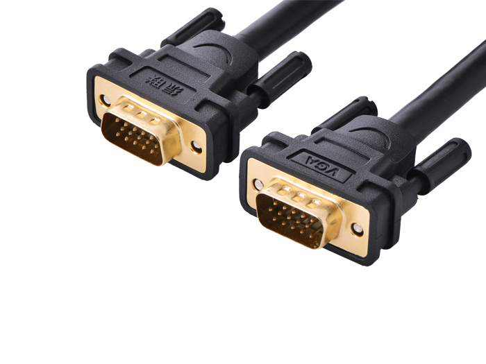Cáp VGA UGREEN chuẩn 3C+6 3C+9 đầu cáp mạ vàng, cáp tròn 1.5M 3M 5M 8M 10M 12M 15M 20M 30M - Phụ Kiện Điện Tử Việt Nam