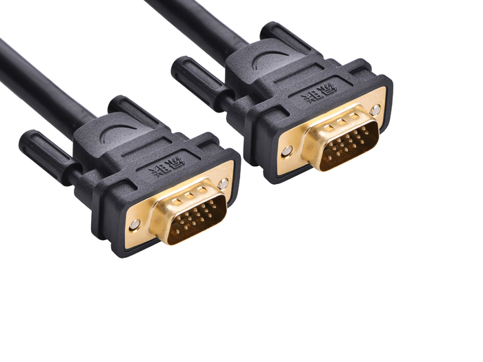 Cáp VGA UGREEN chuẩn 3C+6 3C+9 đầu cáp mạ vàng, cáp tròn 1.5M 3M 5M 8M 10M 12M 15M 20M 30M - Phụ Kiện Điện Tử Việt Nam