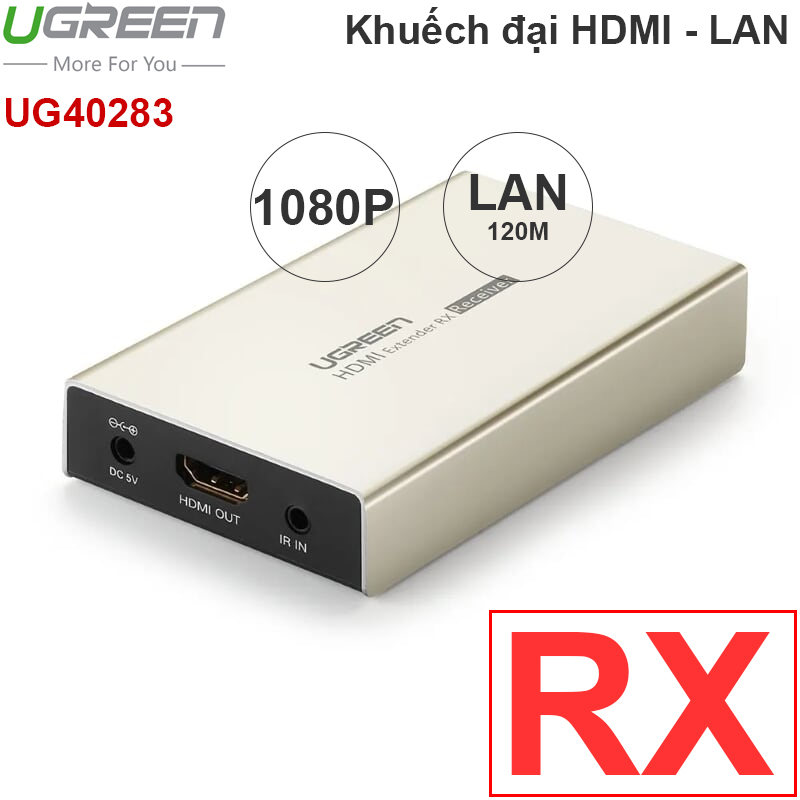khuech dai hdmi qua cap mang ugreen