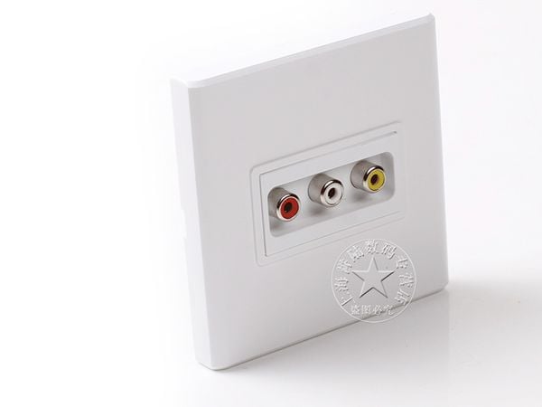 Đế AV (RCA) âm tường loại vặn vít, Phụ kiện điện tử Hà Nội - Phụ Kiện Điện Tử Việt Nam