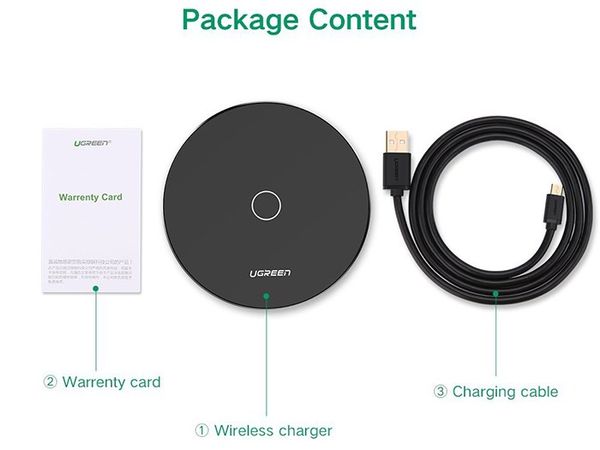 Sạc không dây Quick Charge 2.0 cho điện thoại SamSung Note 5 S6 S7 Ugreen 30570 - Phụ Kiện Điện Tử Việt Nam