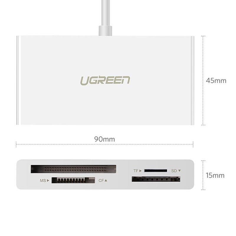 Đầu đọc thẻ đa năng all in one USB Type C 5Gbps UGREEN 40444 - Phụ Kiện Điện Tử Việt Nam