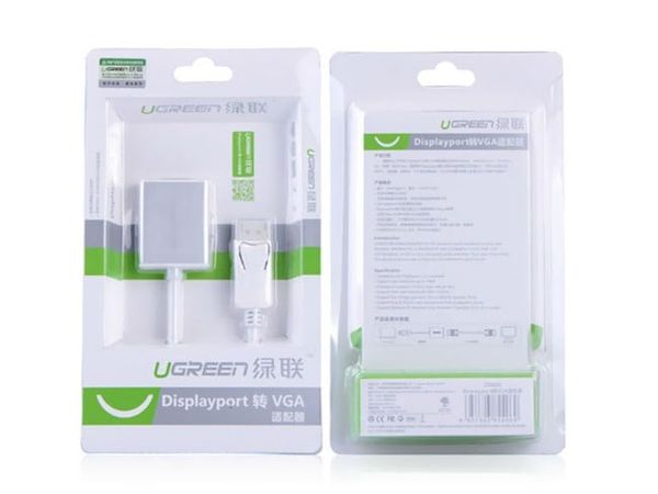 Displayport sang VGA 20cm Ugreen 20406 full HD1080P - Phụ Kiện Điện Tử Việt Nam