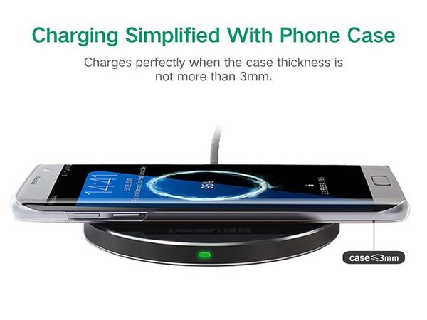 Sạc không dây Quick Charge 2.0 cho điện thoại SamSung Note 5 S6 S7 Ugreen 30570 - Phụ Kiện Điện Tử Việt Nam
