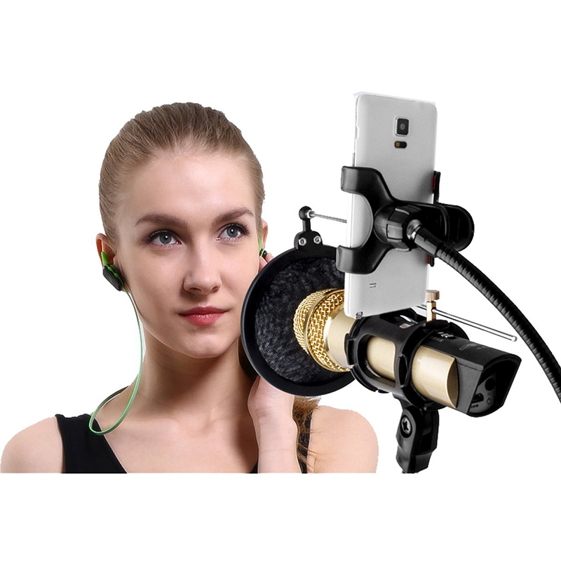 Giá kẹp điện thoại cho MIC K198 - Phụ Kiện Điện Tử Việt Nam
