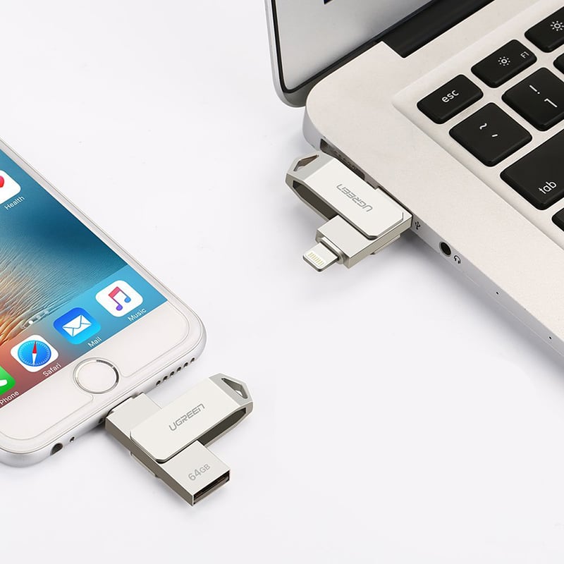 usb gan ngoai cho iphone ipad ugreen
