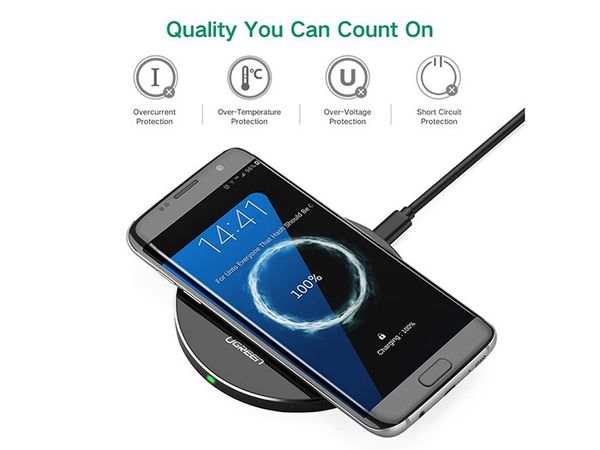 Sạc không dây Quick Charge 2.0 cho điện thoại SamSung Note 5 S6 S7 Ugreen 30570 - Phụ Kiện Điện Tử Việt Nam
