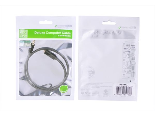 Cáp audio 3.5mm nối dài 0.5M 1M 1.5M 2M 3M 5M Ugreen (vỏ nhựa màu đen) - Phụ Kiện Điện Tử Việt Nam