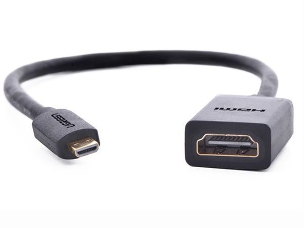 Cáp Micro HDMI sang HDMI Female Ugreen 20134 20cm hỗ trợ 4K60Hz - Phụ Kiện Điện Tử Việt Nam