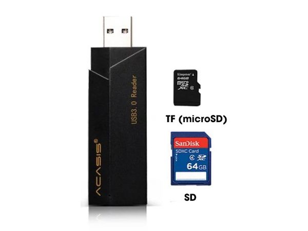 Đầu đọc thẻ nhớ SD MicroSD TF USB 3.0 ACASIS IS001 - Phụ Kiện Điện Tử Việt Nam