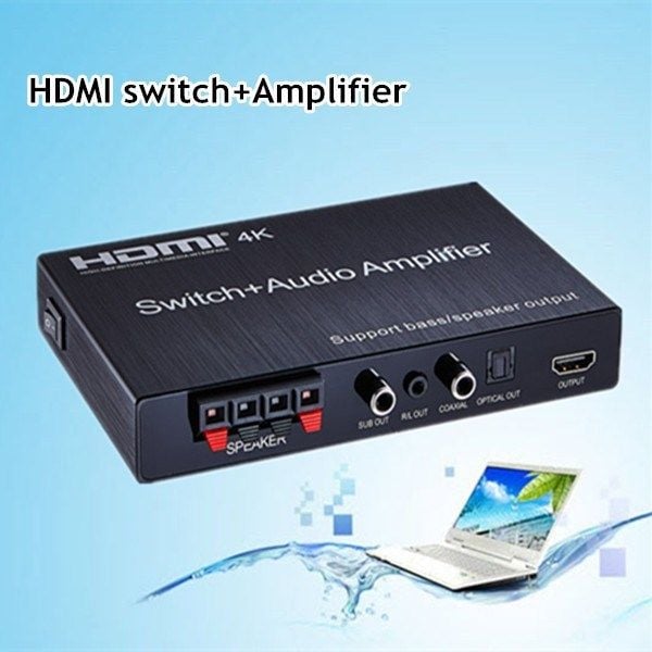 Bộ chia HDMI 3x1 Port+ Audio Amplifier, 4K x 2K B-GO - Phụ Kiện Điện Tử Việt Nam