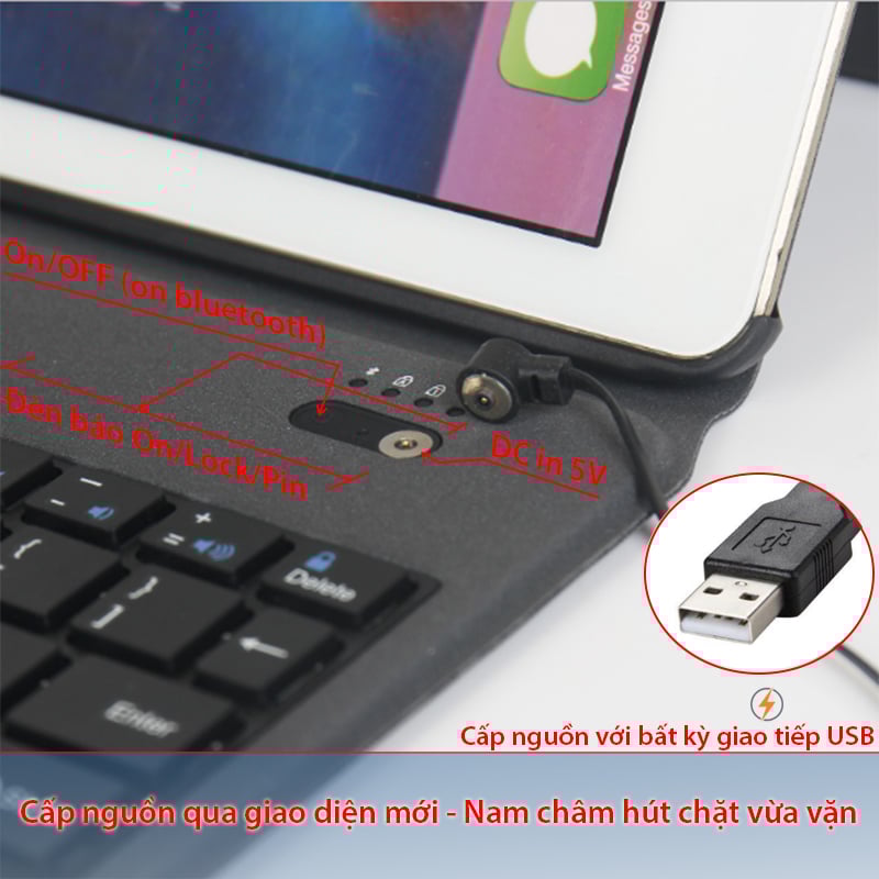 ban phim bluetooth cho ipad 2018 9.7inches ipad air 2 ipad pro
