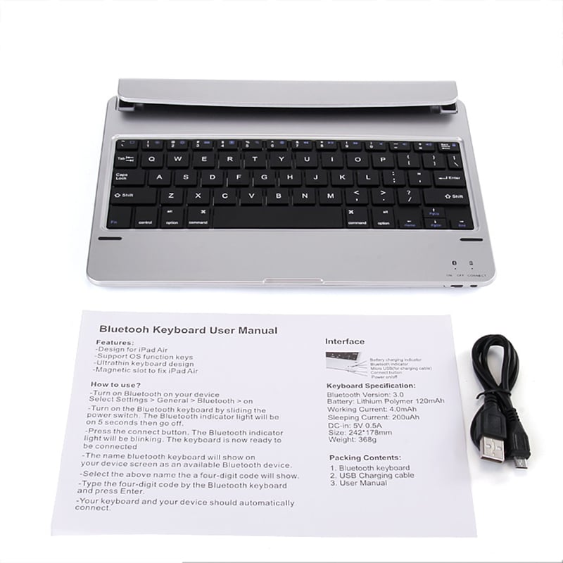ban phim bluetooth cho ipad air ipad ir 2 ipad pro 9.7 inches