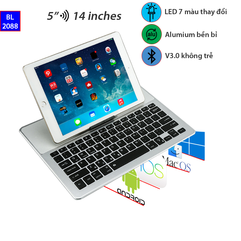 ban phim bluetooth cho may tinh bang 7 den 14 inches