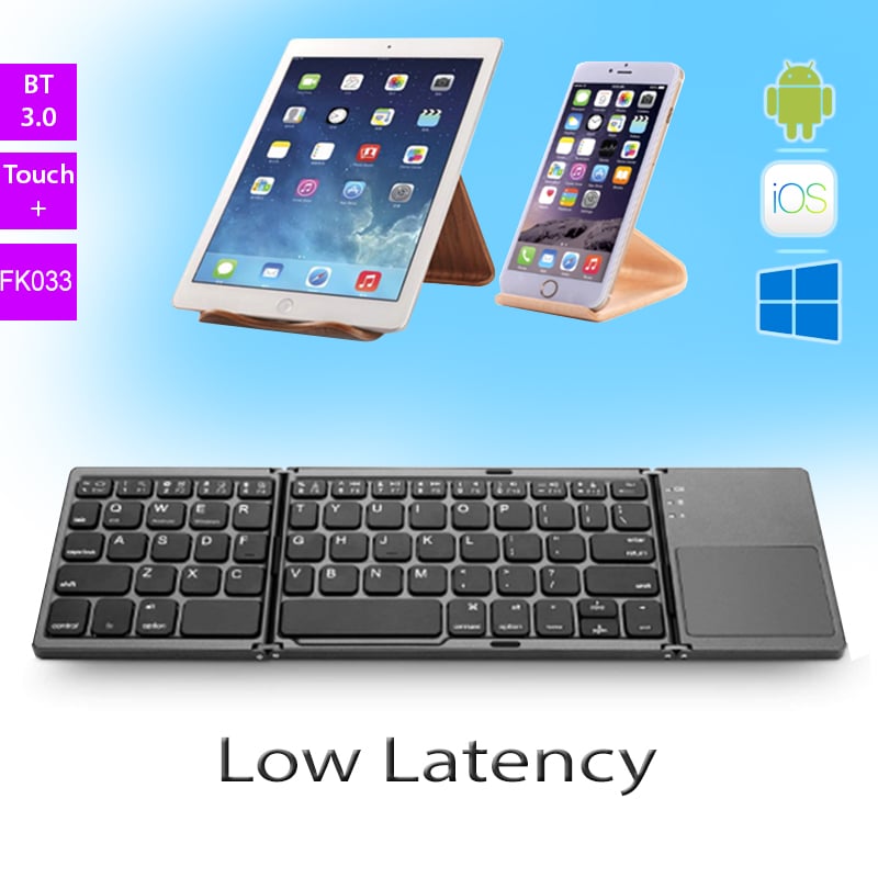 ban phim khong day bluetooth cho laptop/pc/smartphone/tab bow co re chuot