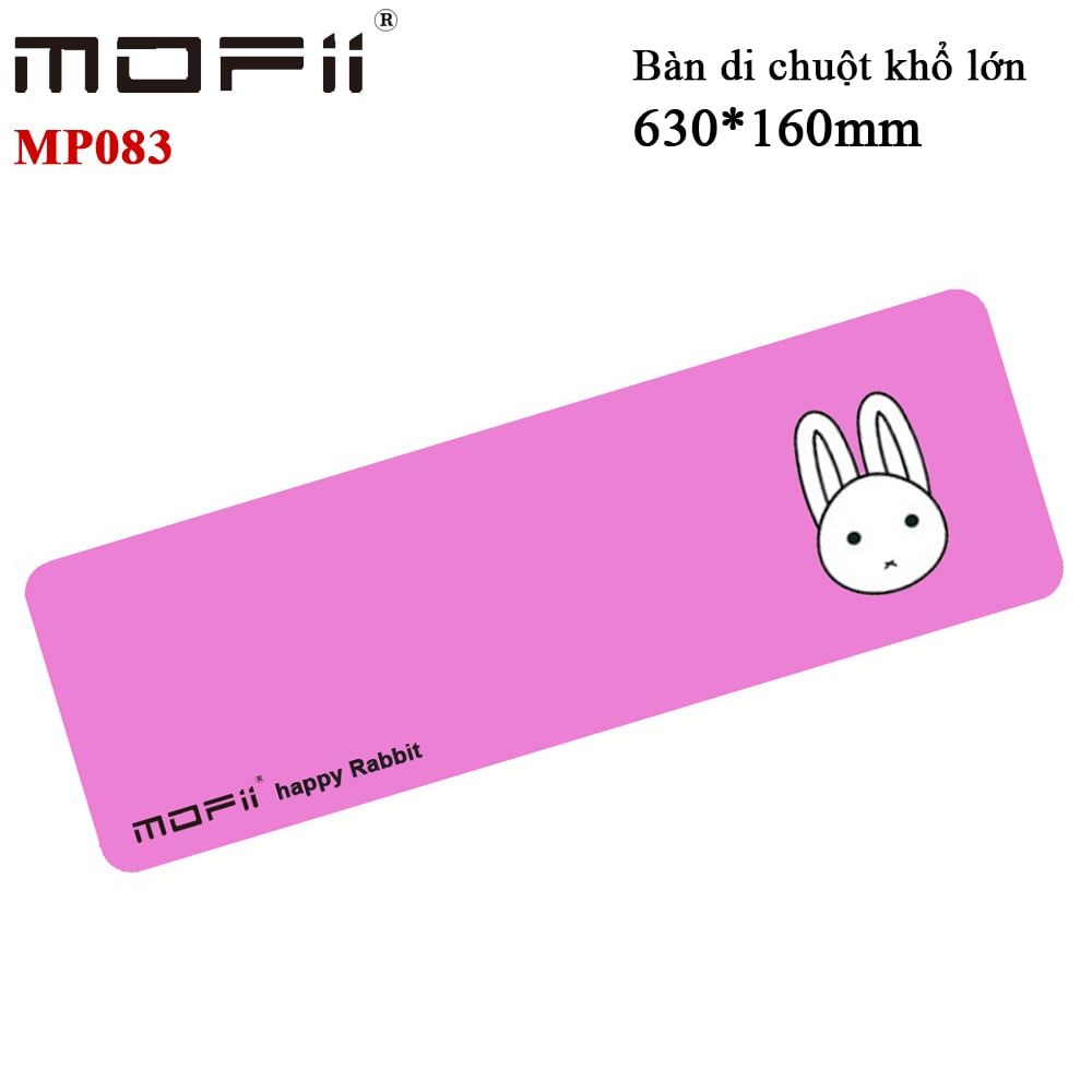 Tấm lót chuột khổ to mofii MP083 hình thỏ dễ thương màu hồng và màu trà sữa