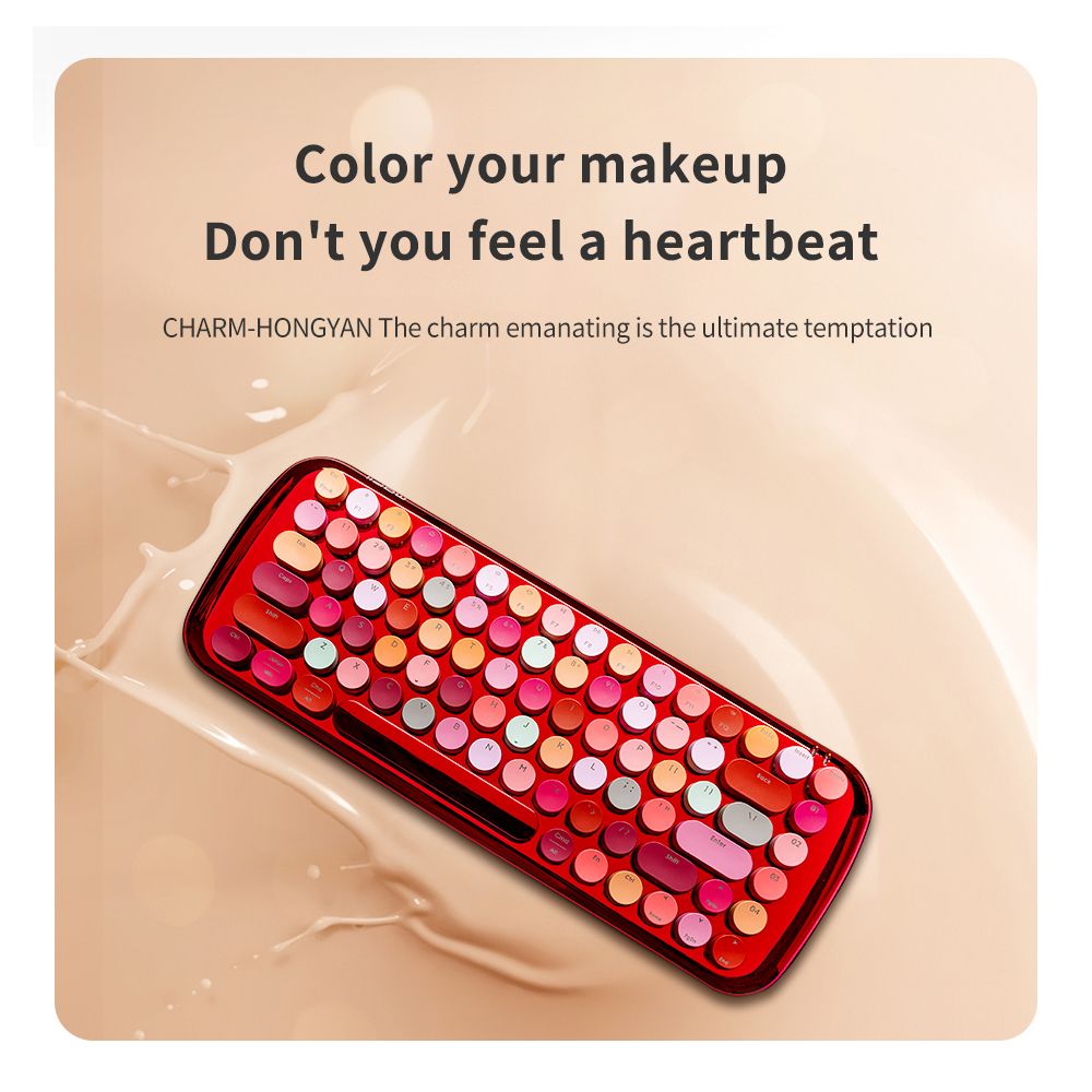Bàn phím cơ bluetooth không dây phối nhiều màu LUSC Coca cola chính hãng Mofii