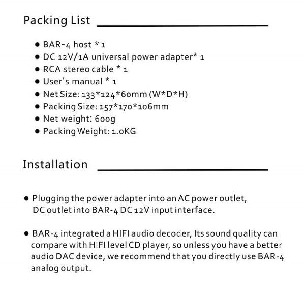 Đầu nhận Bluetooth cho loa, loa hi-end Bollo BAR IV - Phụ Kiện Điện Tử Việt Nam