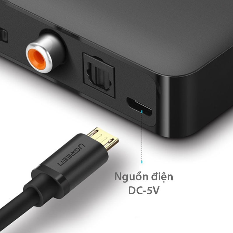 dau nhan bluetooth cho loa, ampli ugreen 40856