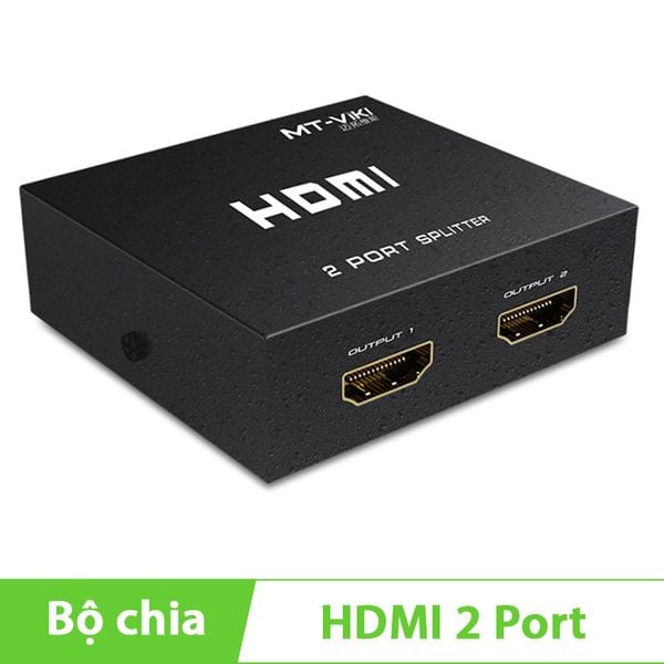 Bộ chia HDMI splitter V1.4 2 port 4K30Hz 3D MT-VIKI MT-SP102M - Phụ Kiện Điện Tử Việt Nam