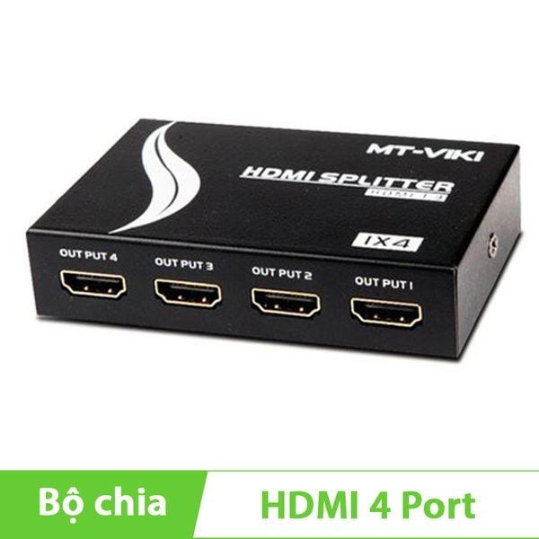 Bộ chia HDMI splitter V1.4 2 port 4K30Hz 3D MT-VIKI MT-SP102M - Phụ Kiện Điện Tử Việt Nam