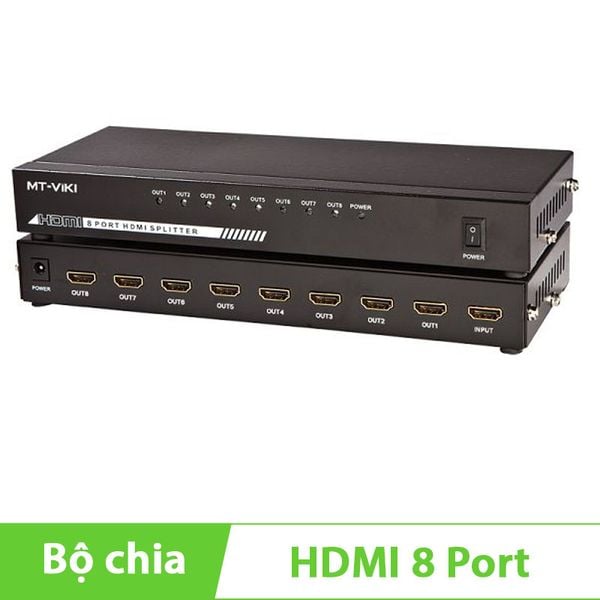 Bộ chia HDMI splitter V1.4 2 port 4K30Hz 3D MT-VIKI MT-SP102M - Phụ Kiện Điện Tử Việt Nam
