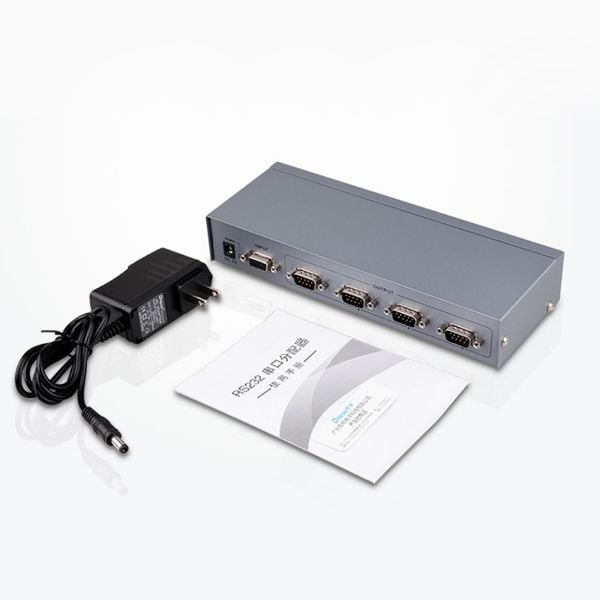 Bộ chia cổng RS232 1 ra 4 DTECH DT-5044 - Phụ Kiện Điện Tử Việt Nam