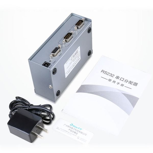 Bộ chia cổng RS232 1 ra 2 có cấp nguồn chính hãng DTECH DT-5047 - Phụ Kiện Điện Tử Việt Nam