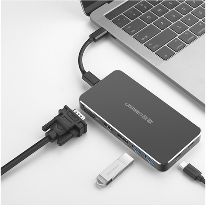 bo chuyen doi da nang displayport ra hdmi/vga/displayport UGREEN 40872
