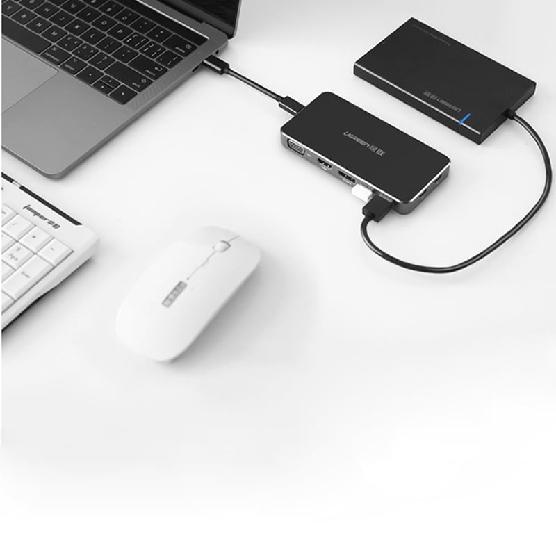 bo chuyen doi da nang displayport ra hdmi/vga/displayport UGREEN 40872