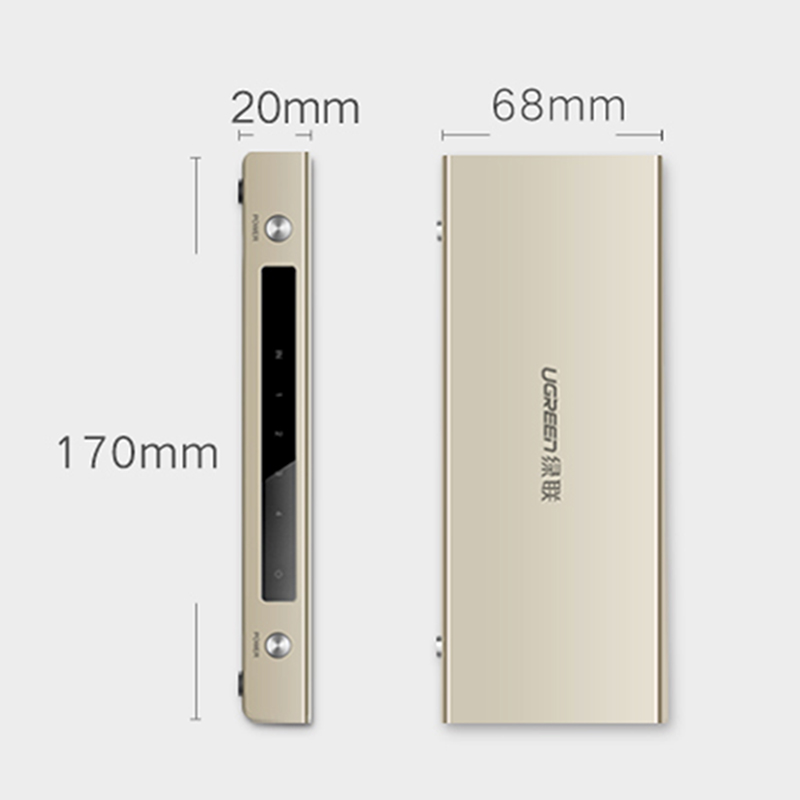 bo chuyen mach hdmi 5 vao 1 ra ugreen 40370