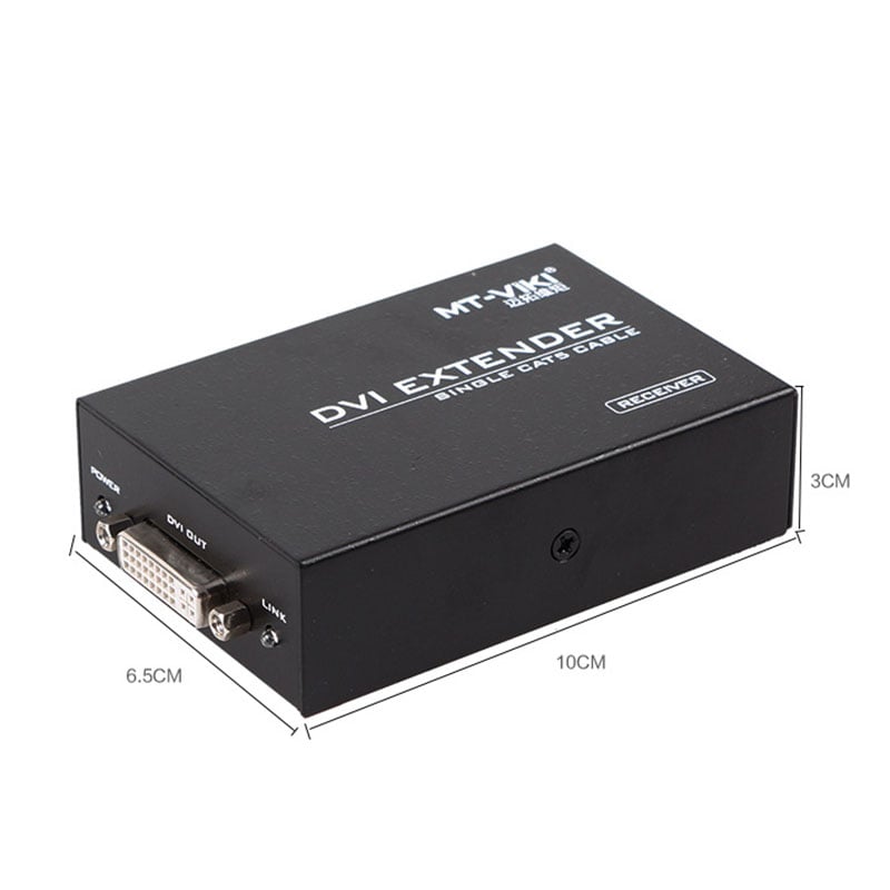Bộ khuếch đại DVI-I 24+5 qua cáp mạng Over Ethernet 100-150 mét MT-VIKI MT-DV100 - Phụ Kiện Điện Tử Việt Nam