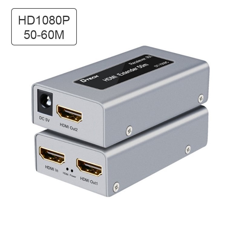 bo khuech dai hdmi qua day mang 50-60 met dtech dt-7009c
