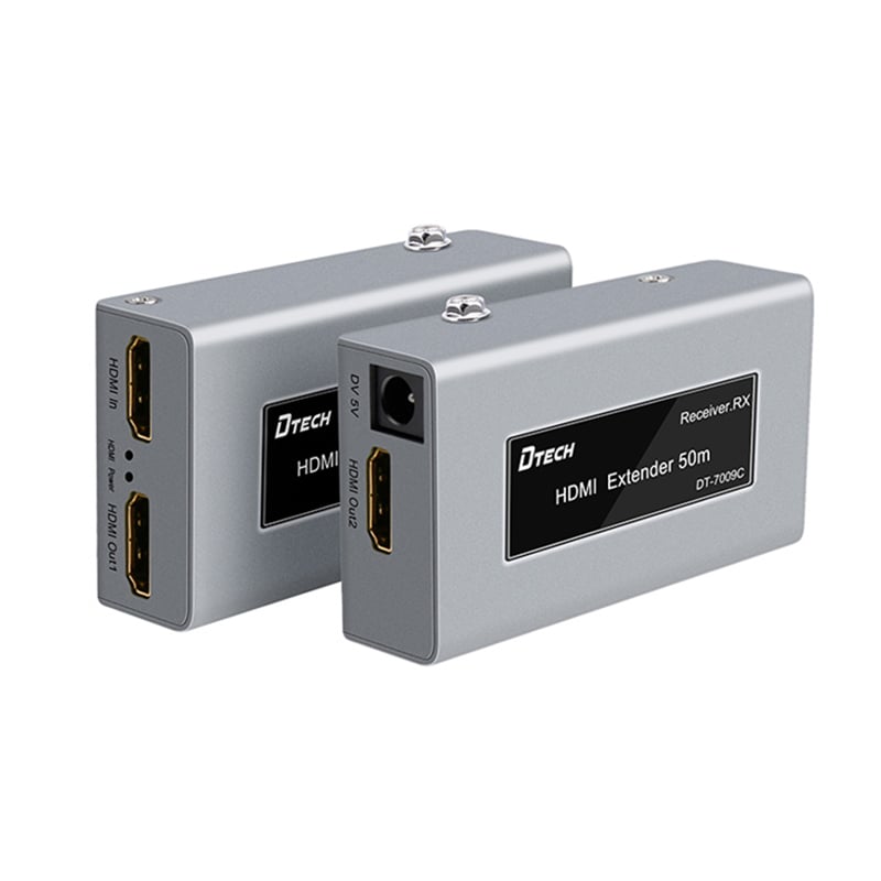 bo khuech dai hdmi qua day mang 50-60 met dtech dt-7009c