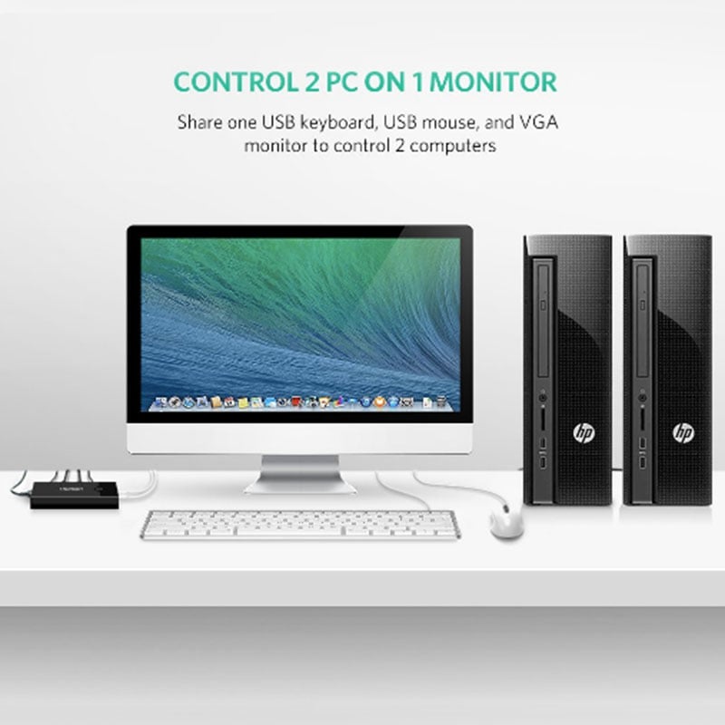 usb kvm 2 cong ugreen 30357