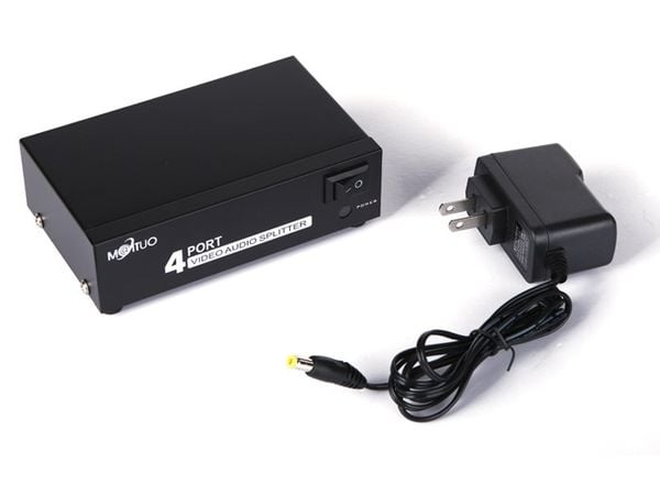 Bộ chia tín hiệu AV Video Audio 1 ra 4 cổng MT-VIKI MT-104AV - Phụ Kiện Điện Tử Việt Nam