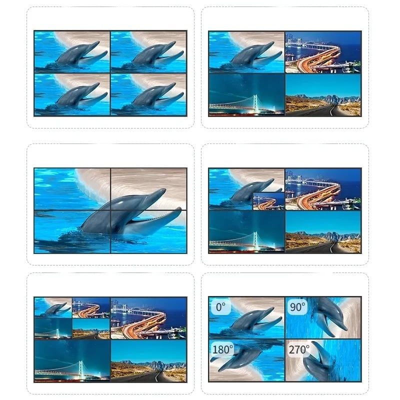 Bộ chia màn hình ma trận 4x4 hỡ trợ Multi View MT-Viki MT-HD44LH