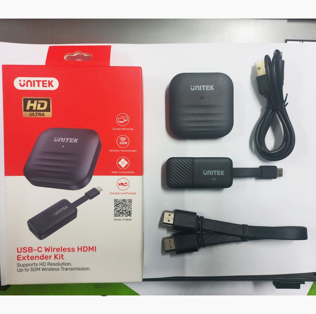 Bộ chuyển USB Type C ra HDMI không dây Unitek V1184A01 50M