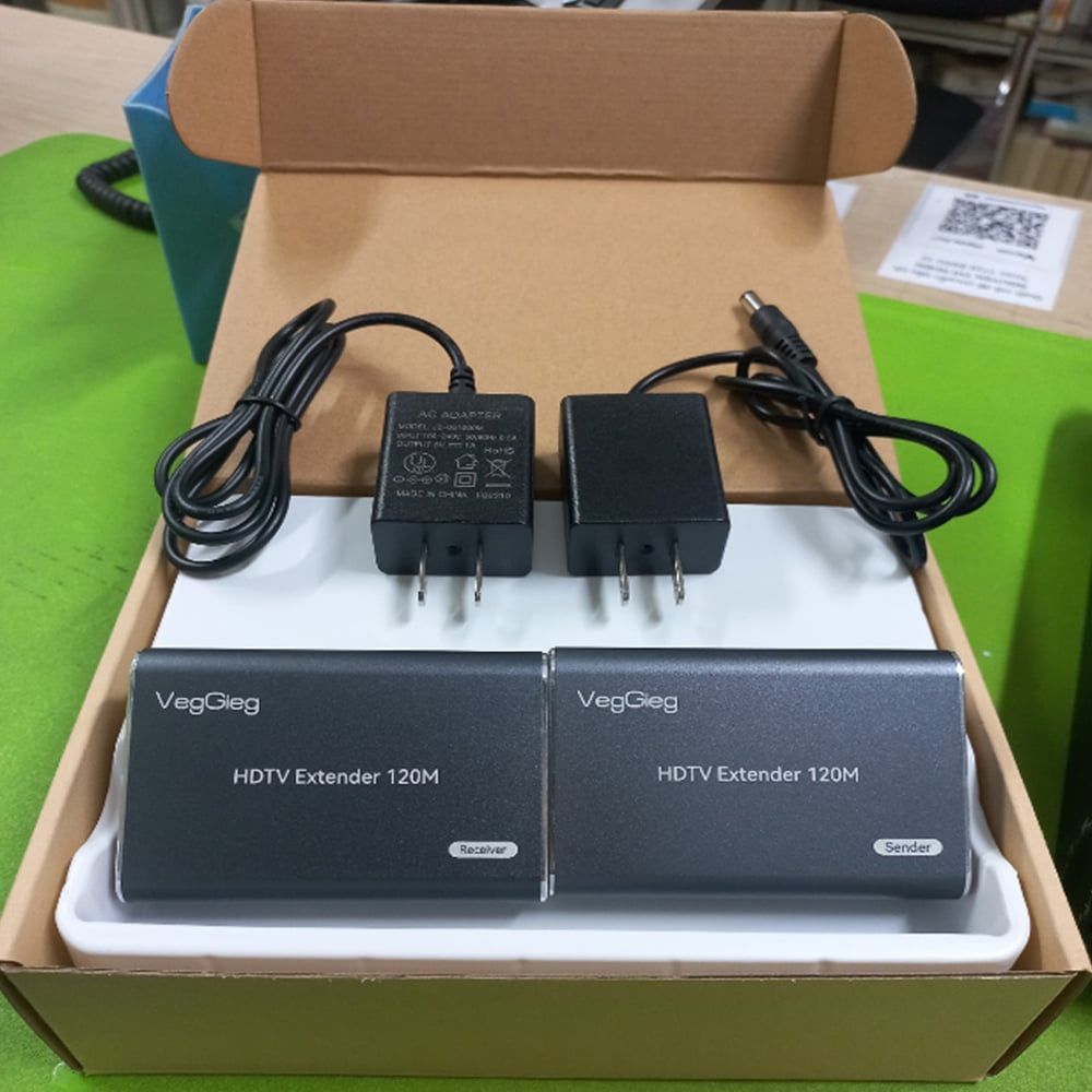 Bộ khuếch đại mở rộng HDMI 1080P qua dây cáp mạng 120 mét chính hãng VegGieg V-HD120 - Phụ Kiện Điện Tử Việt Nam