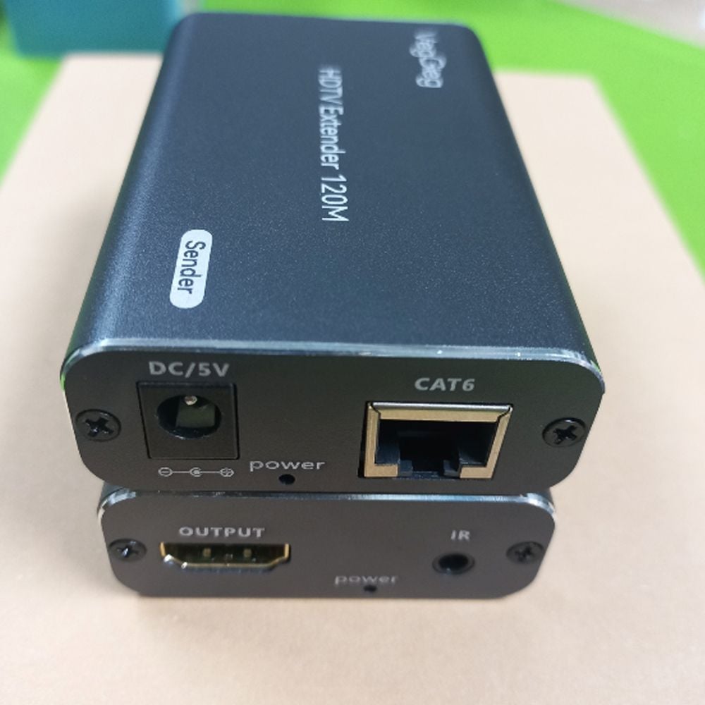 Bộ khuếch đại mở rộng HDMI 1080P qua dây cáp mạng 120 mét chính hãng VegGieg V-HD120 - Phụ Kiện Điện Tử Việt Nam